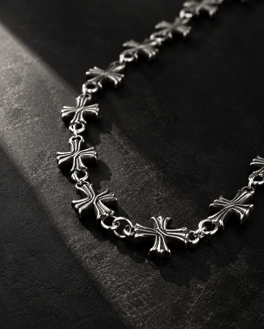 Cross Link Necklace